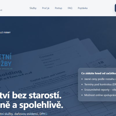 Proč má účetní dnes mít moderní web (a co rozhoduje o tom, zda klient napíše)